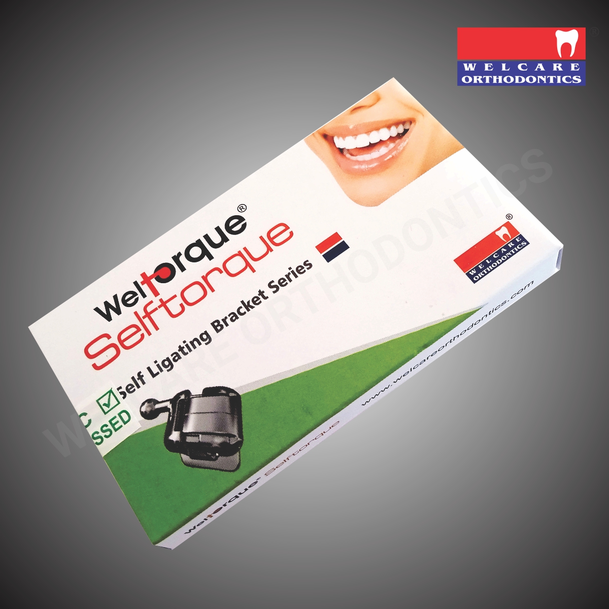 3 WELTORQUE SELFTORQUE - METAL SELF LIGATING BRACKET KIT - WELCARE