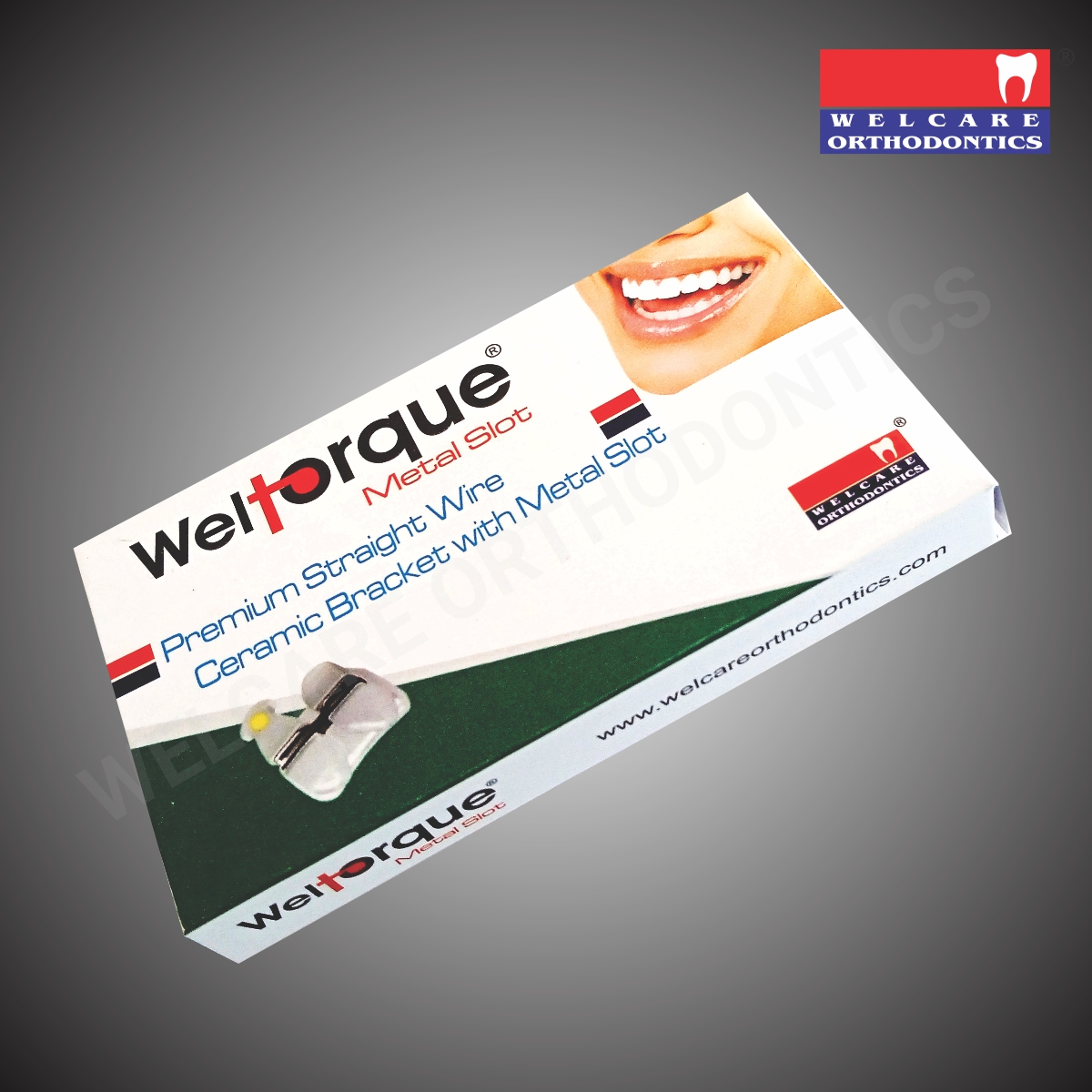 6 WELTORQUE - CERAMIC BRACKET KIT  WITH METAL SLOT - WELCARE