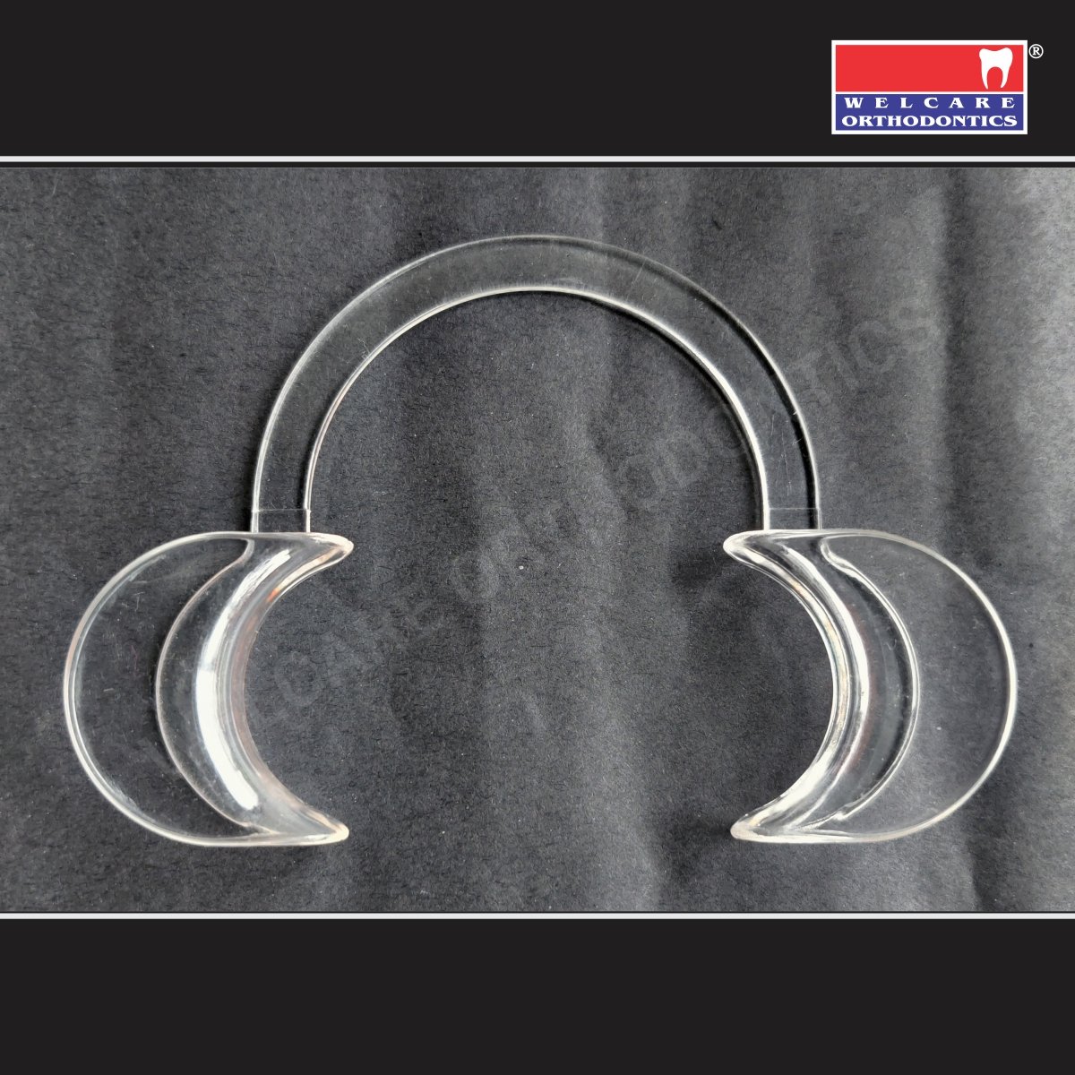 PHOTOGRAPHICS CHEEK RETRACTOR WITHOUT WINGS TRANSPARENT