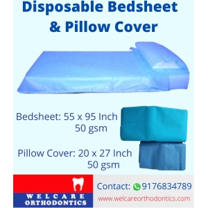 No stock DISPODABLE BED SHEET & PILLOW COVER