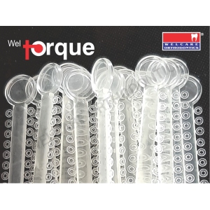Orthodontic Modules Clear (Ligature Ties)