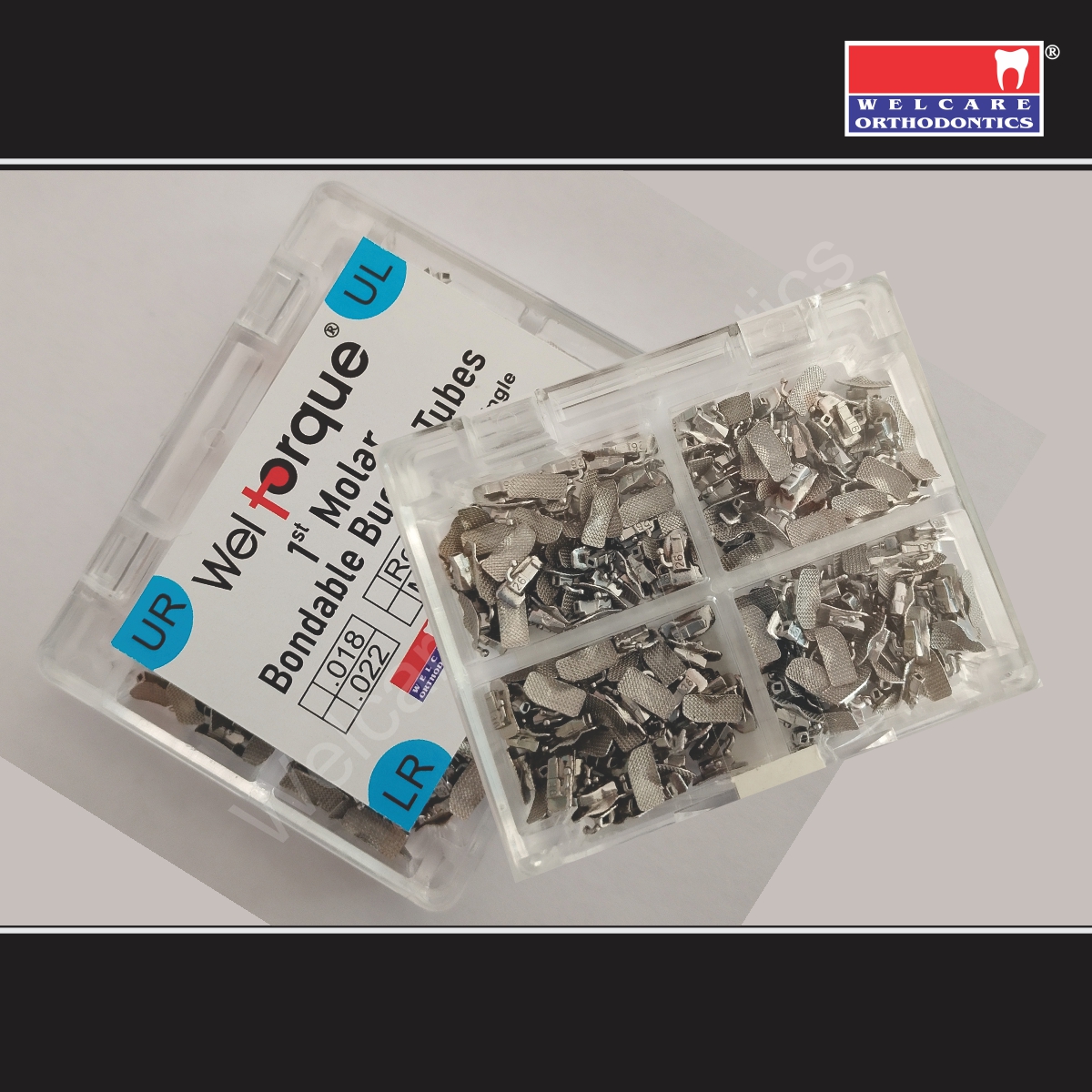 BONDABLE BUCCAL TUBE 50 SET BOX  – 1ST MOLAR U1/L1- WELTORQUE