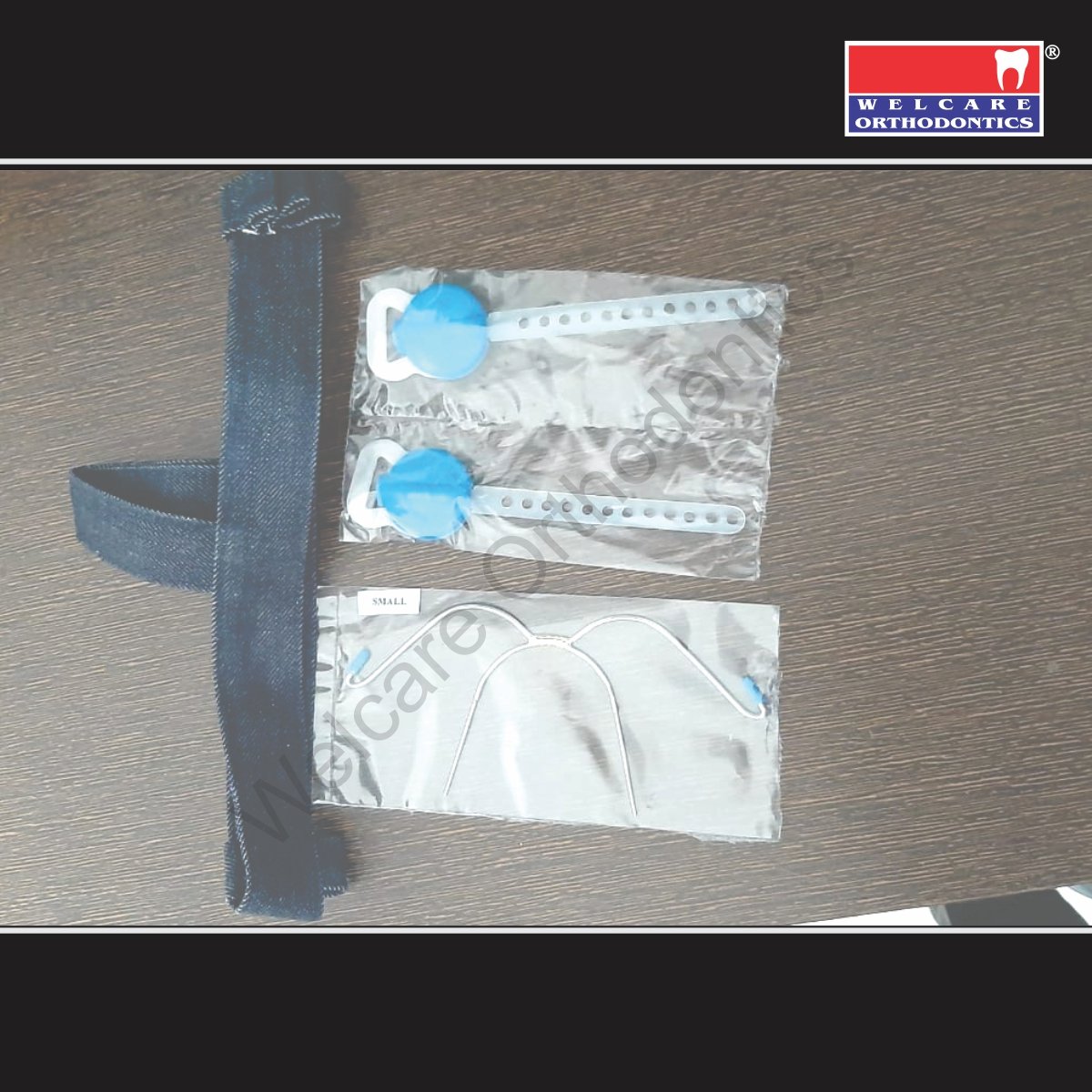 FACE BOW WITH HIGH PULL HEAD GEAR