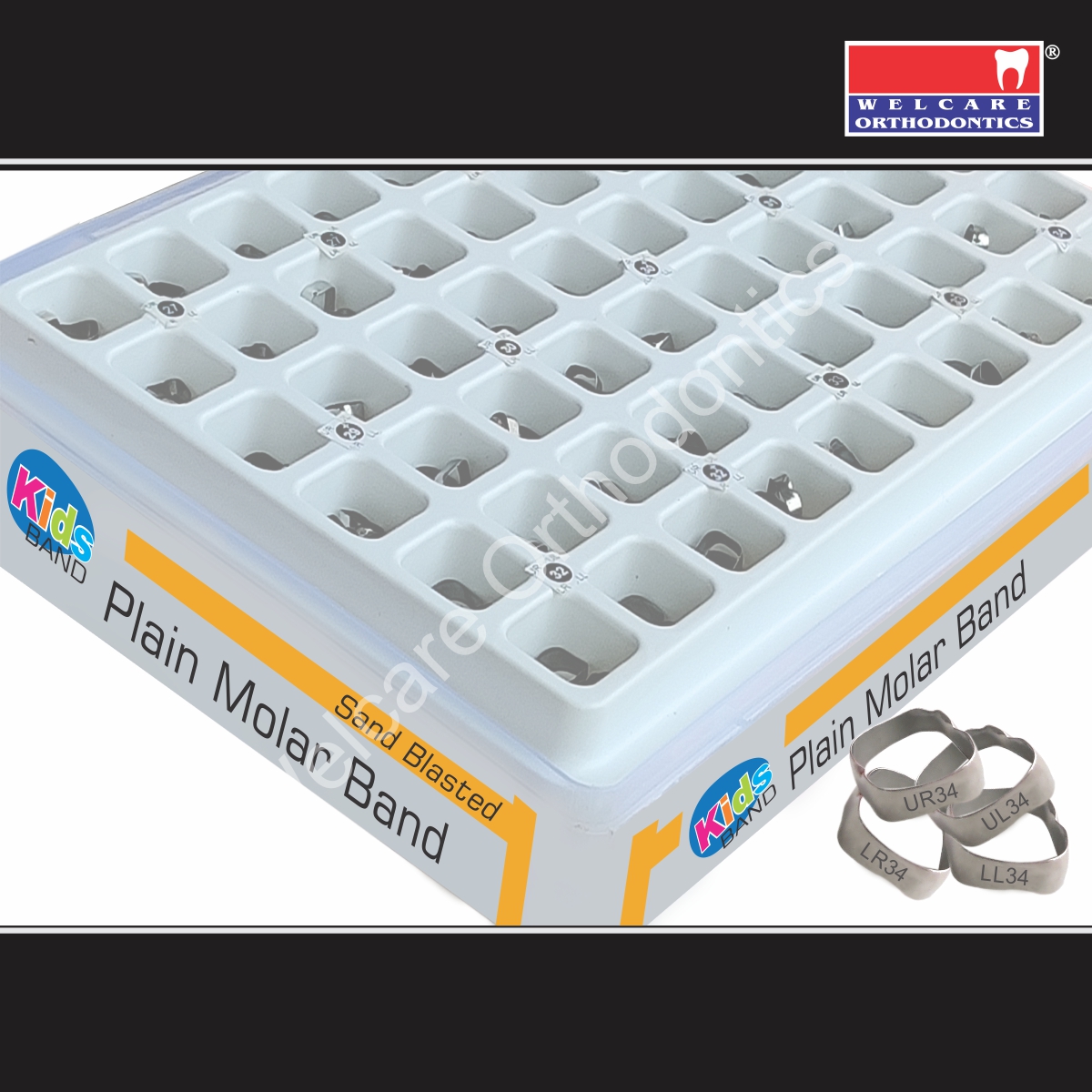KIDS MOLAR BAND - WELCARE (300 pcs)