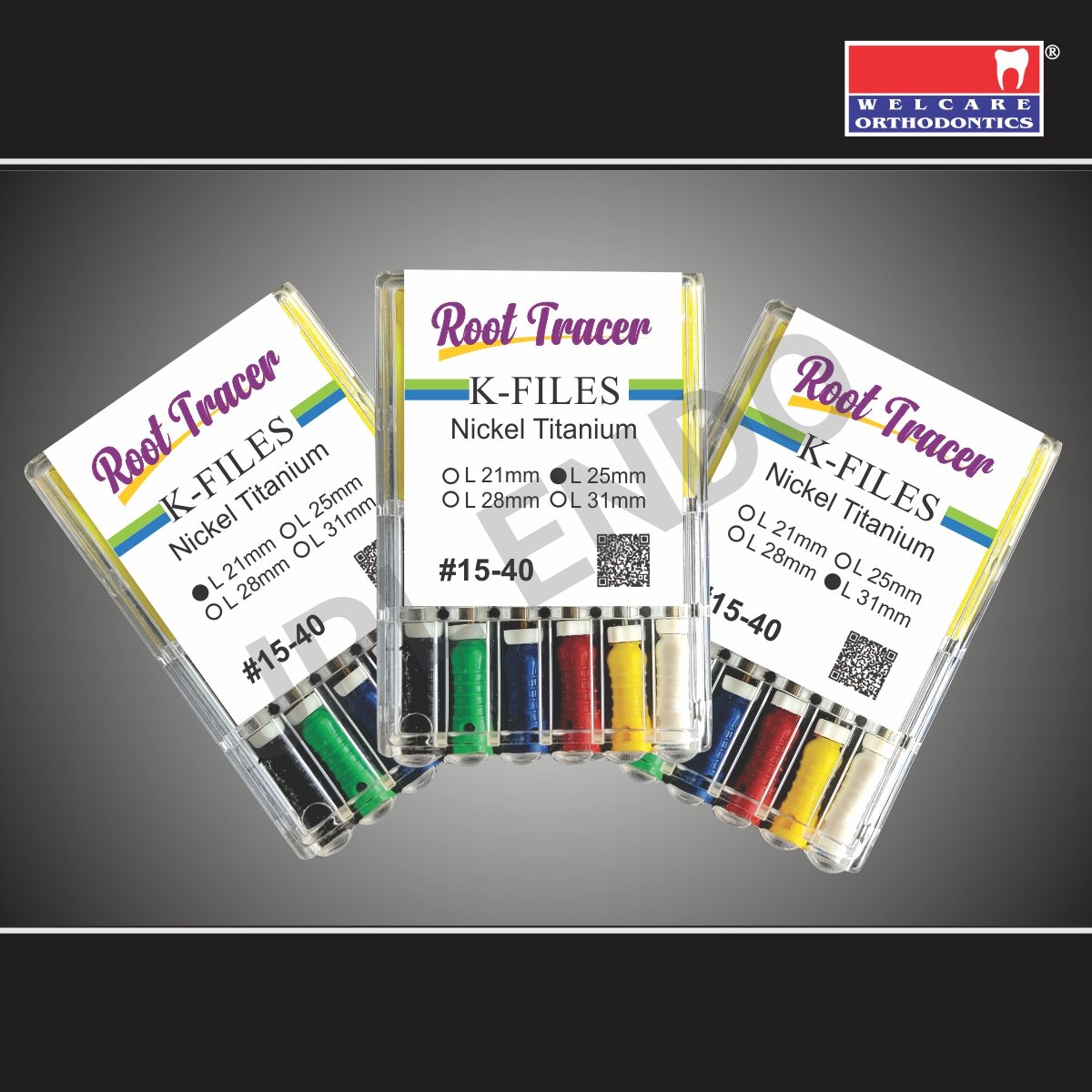 NiTi K & H FILES- ROOT TRACER - JPL ENDO