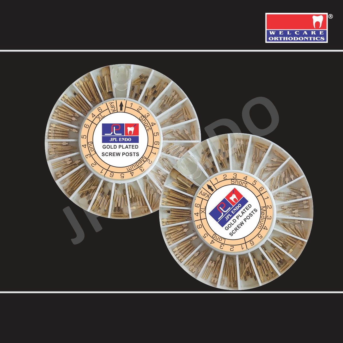 SCREW POST SS  GOLD – JPL ENDO