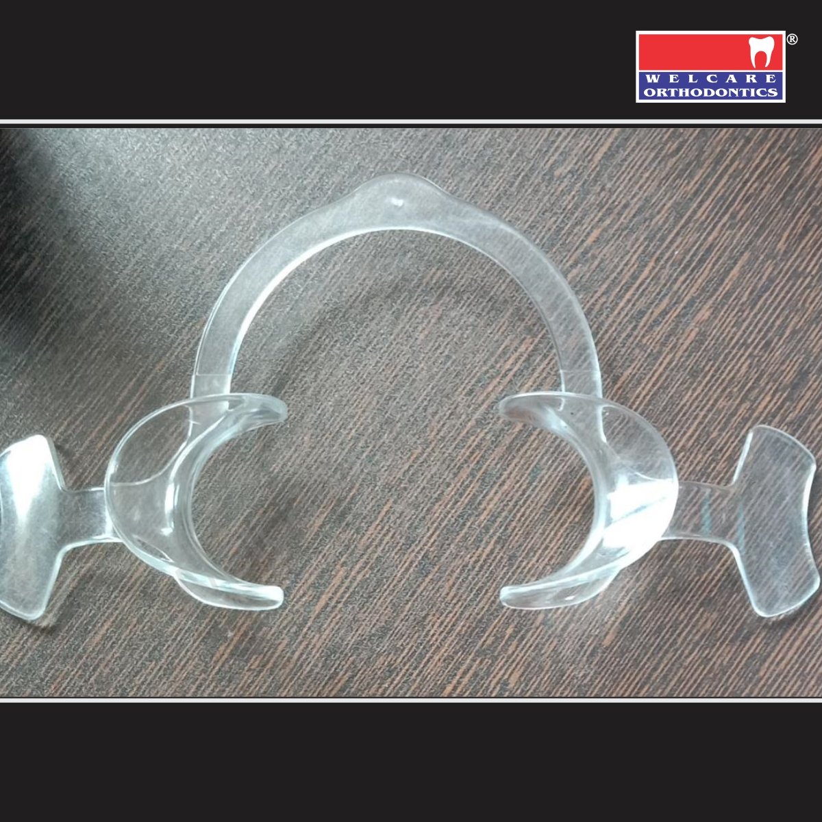 PHOTOGRAPHICS CHEEK RETRACTOR WITHOUT WINGS TRANSPARENT